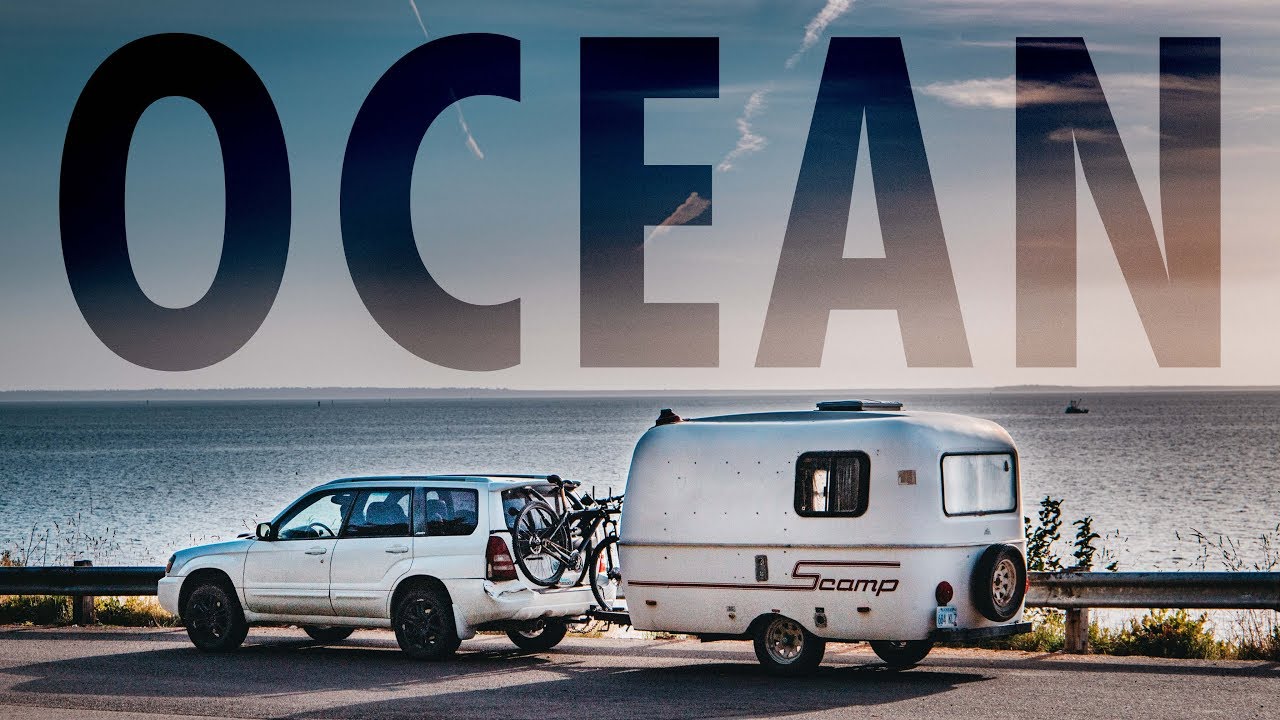 WE MADE IT to the OCEAN // Oregon Coast //13ft Scamp Trailer