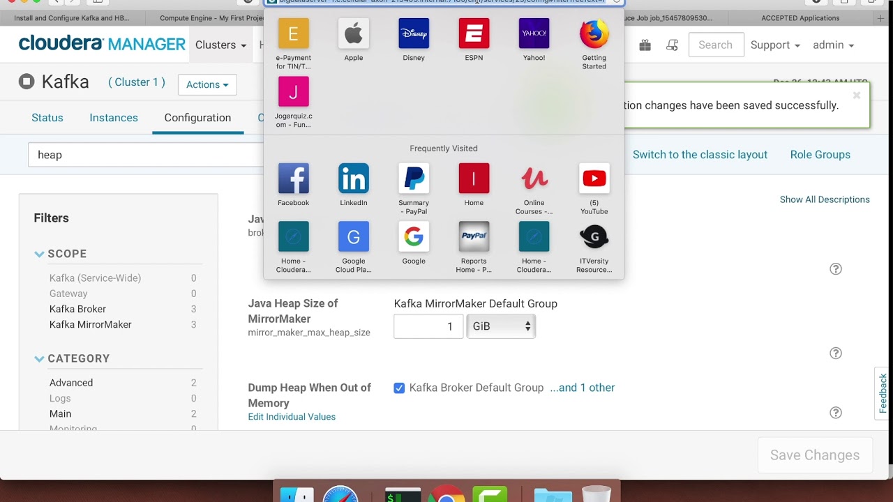 Cloudera Administration - Configure Apache Kafka using Cloudera Manager