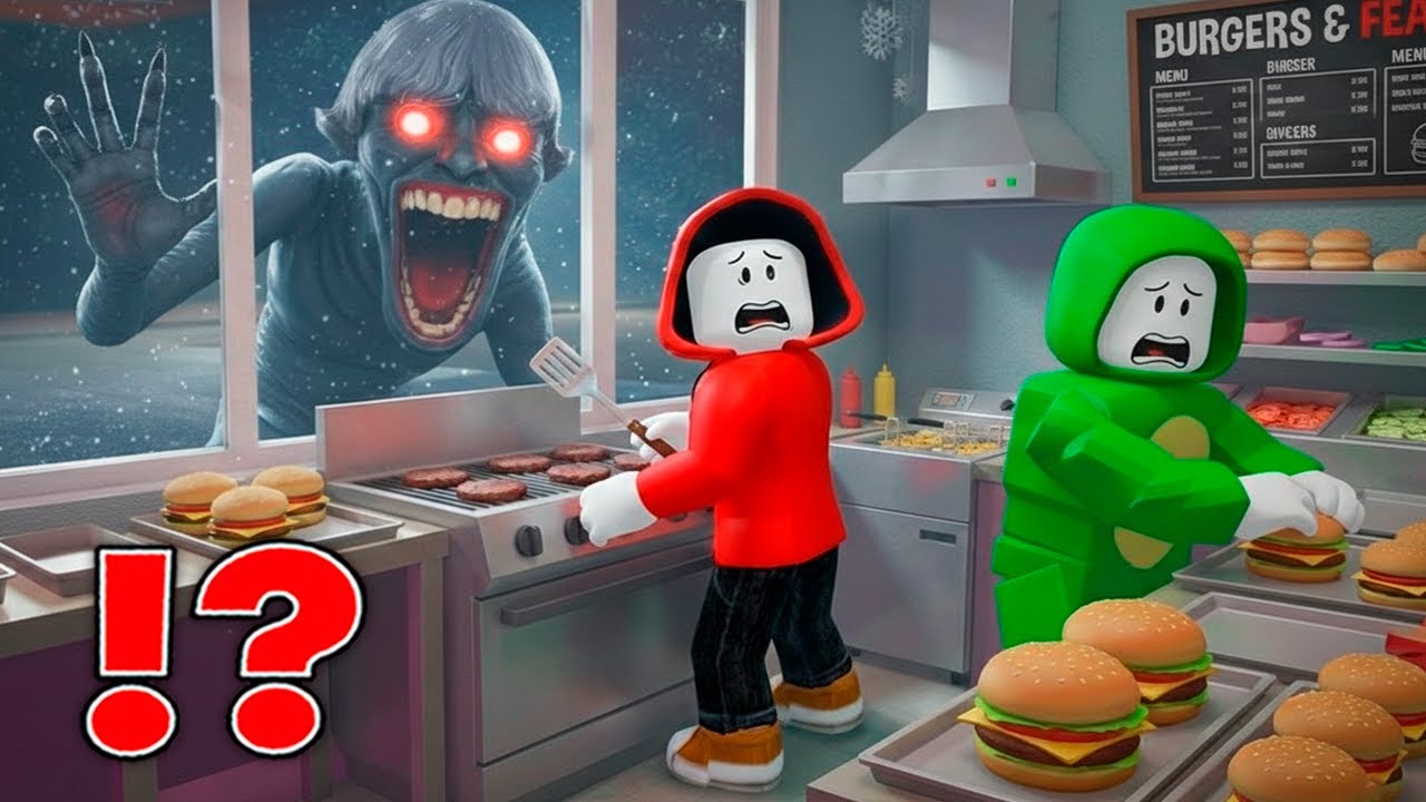 JJ and Mikey's Night Burger Kiosk 67 !? (Maizen Roblox)