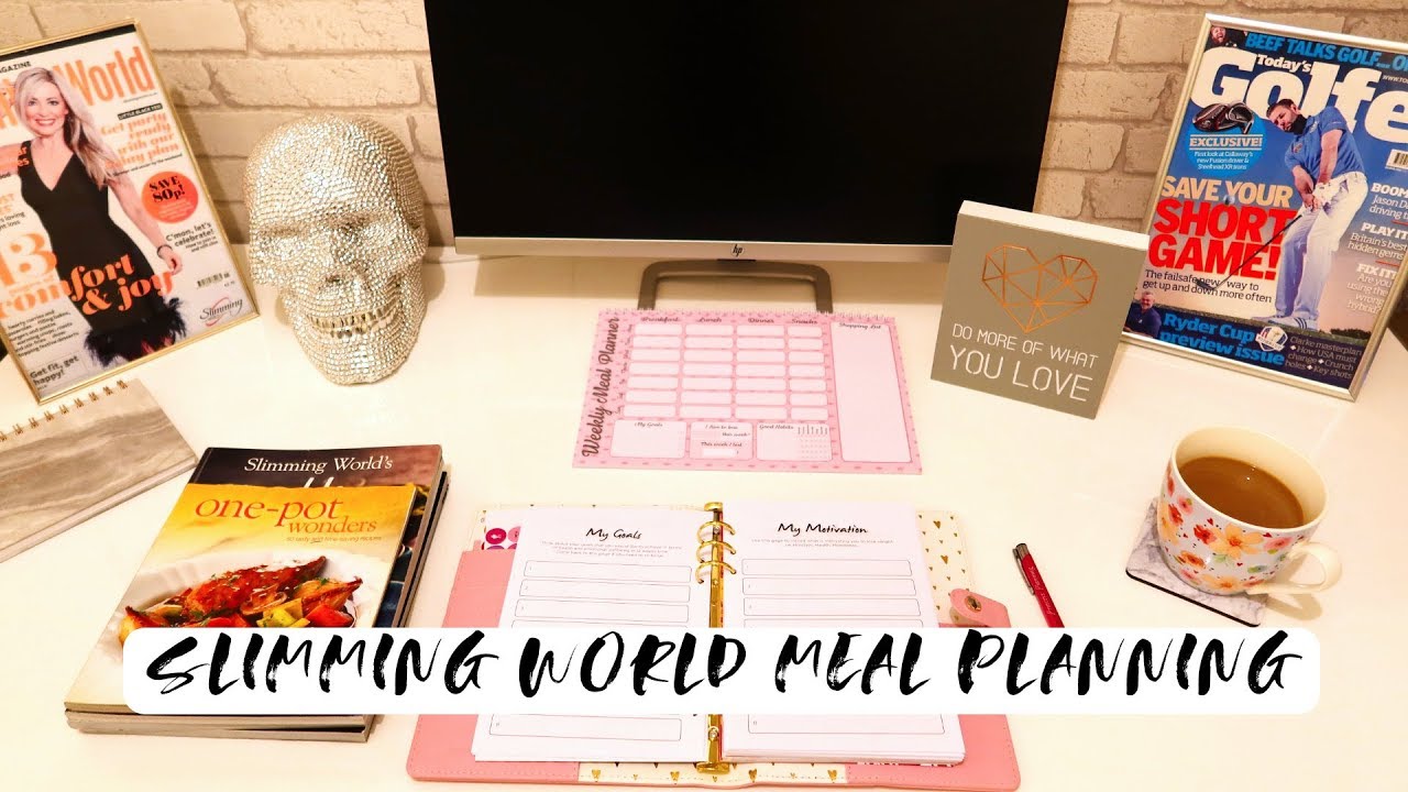 Slimming Word meal plan with me for a week