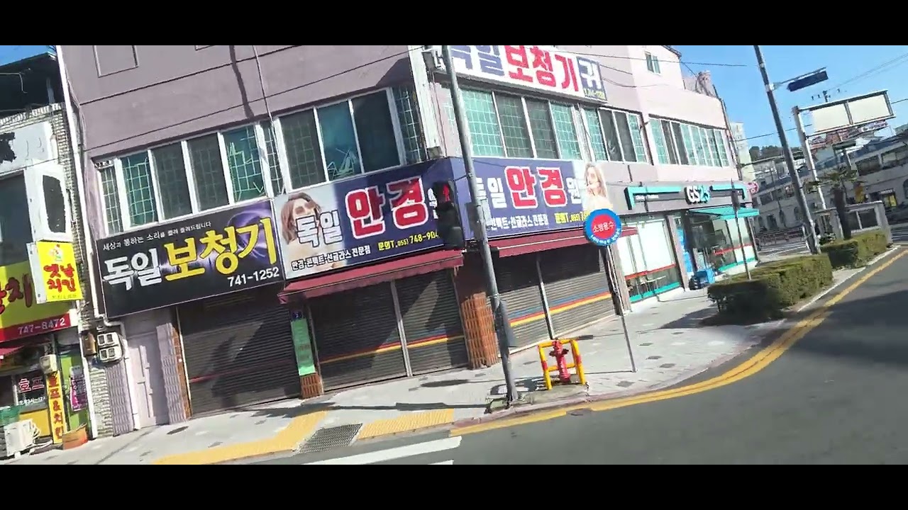 들말대경아파트~자유시장 부일교통 진주 121번 2025년 10월식 현대 일렉시티2 EV 주행영상
