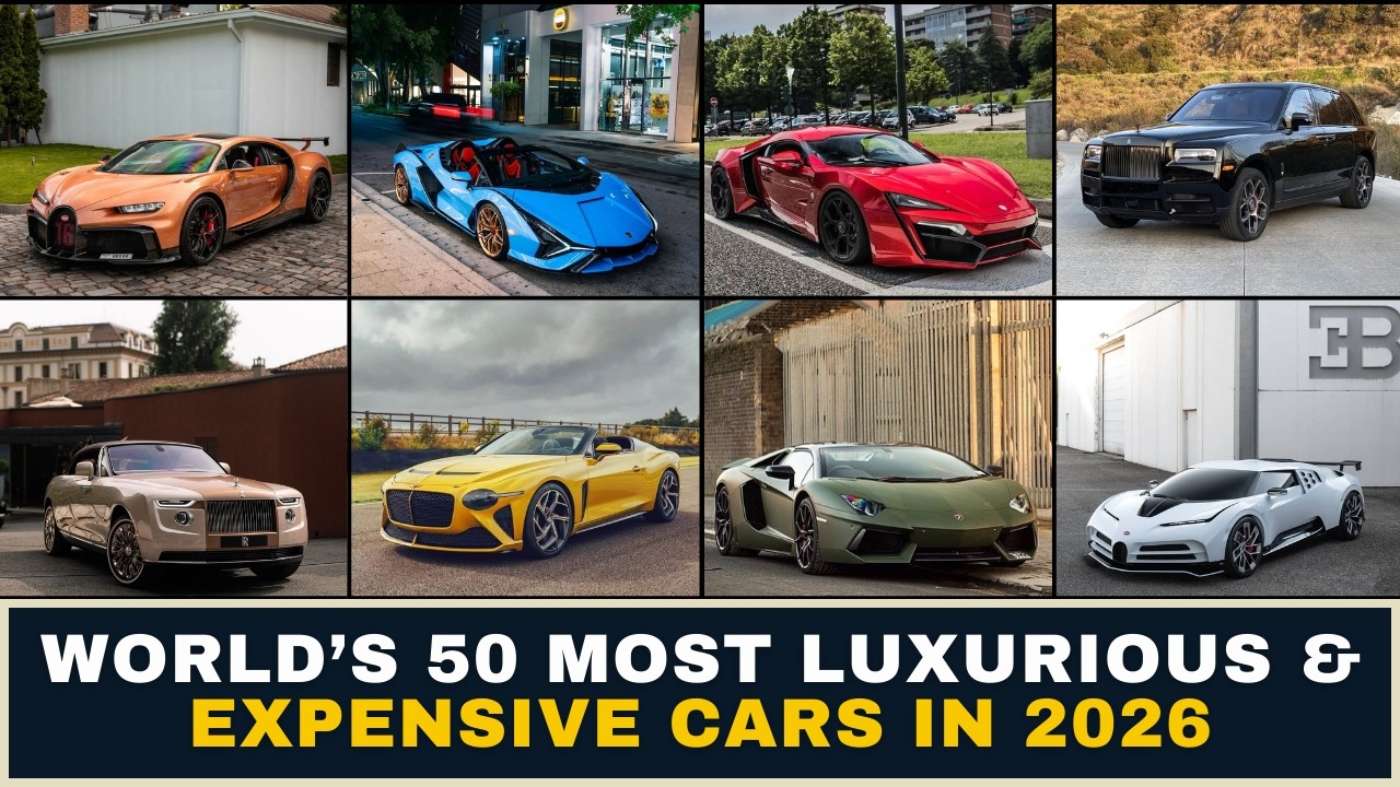World’s 50 Most Luxurious & Expensive Cars in 2026 #cars #luxurycars #expensivecars