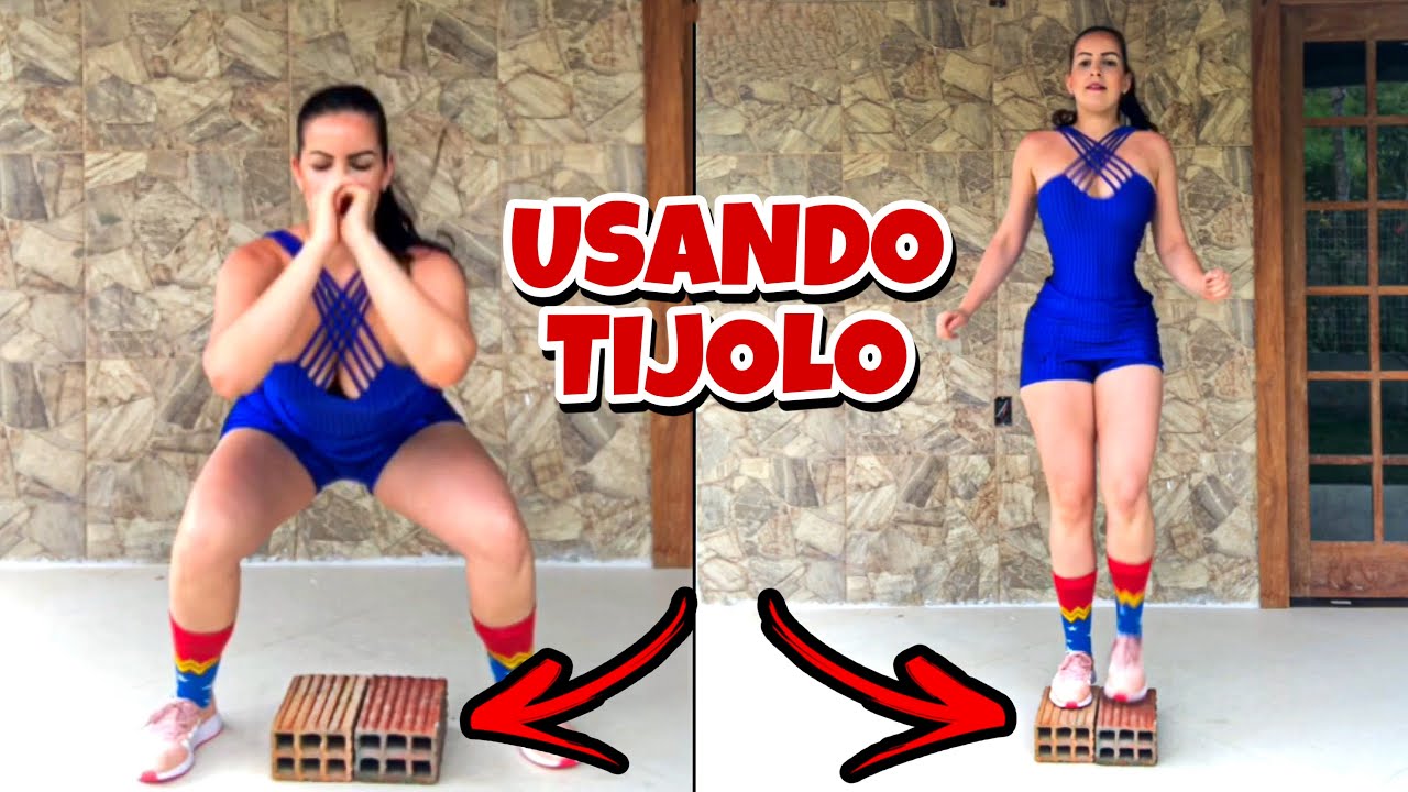 TREINO DE 2MIN COM TIJOLO PARA DERRETER GORDURA!!! 🔥