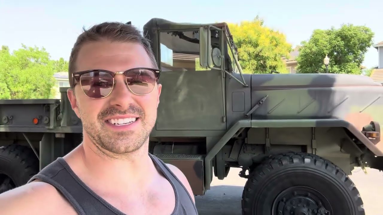 M923A2 6x6 military truck ( friends reaction & ride along ) ￼