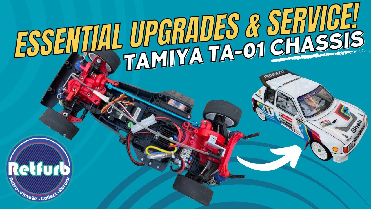 Tamiya TA01 Essential Upgrades, Servicing & Custom Re-shell - 205 T16 - Retro Retfurb