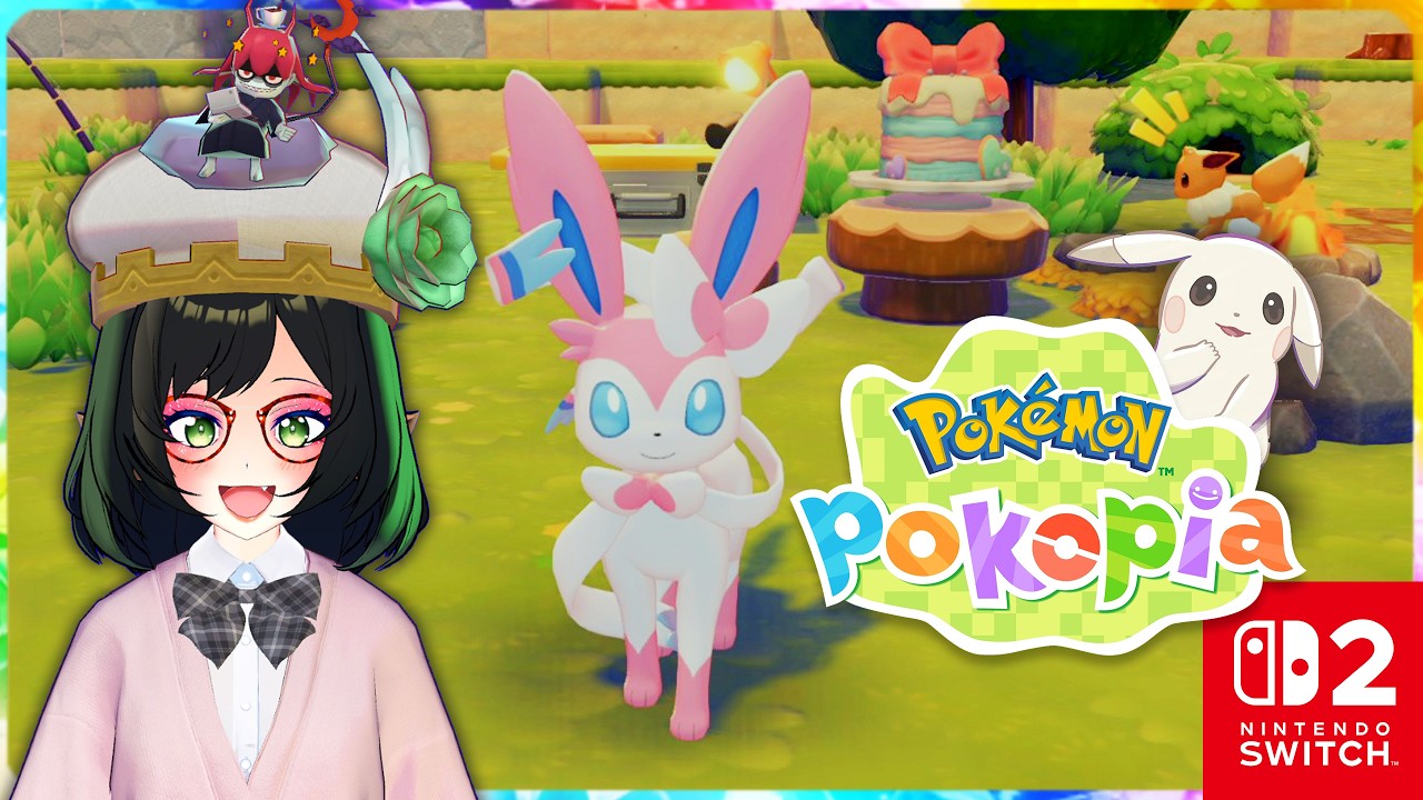 I got Sylveon in Pokopia! Cozy Pokemon Minecraft 100% Walkthrough Nintendo Switch 2 101Leafy