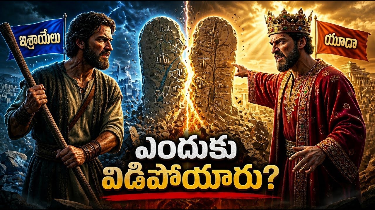ఇశ్రాయేలు రాజ్యం ఎందుకు రెండుగా విడిపోయింది? #BibleHistory #IsraelKingdom #Solomon #BibleStories