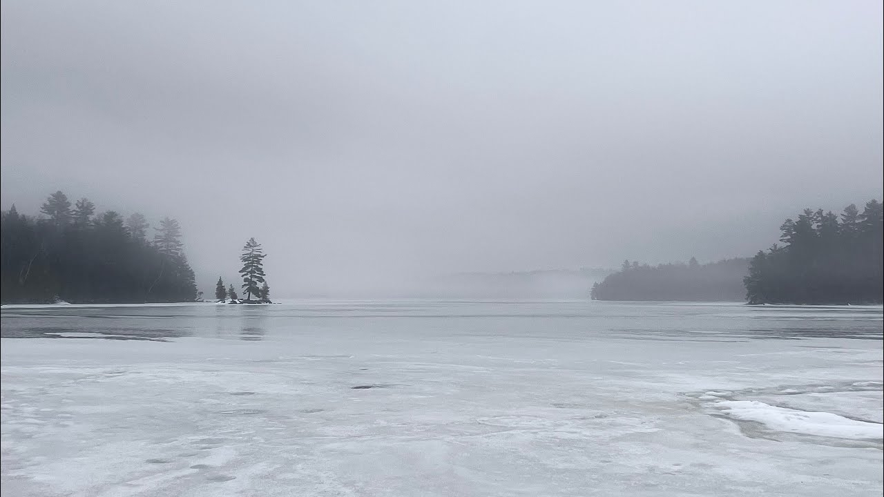 Solo Winter Hot Tent Camping - Silent Lake Provincial Park