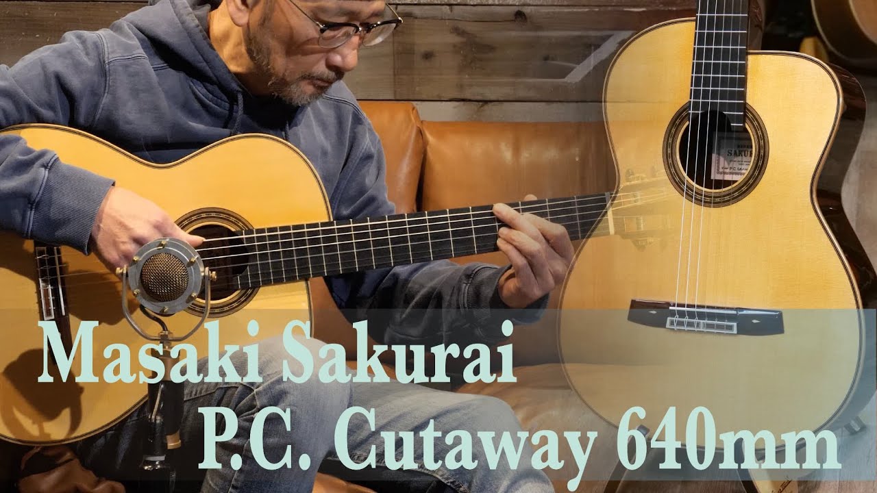 【演奏動画】日本が誇る桜井正毅氏の代表モデル、P.C.の特注カッタウェイ＆640mmスケール仕様！