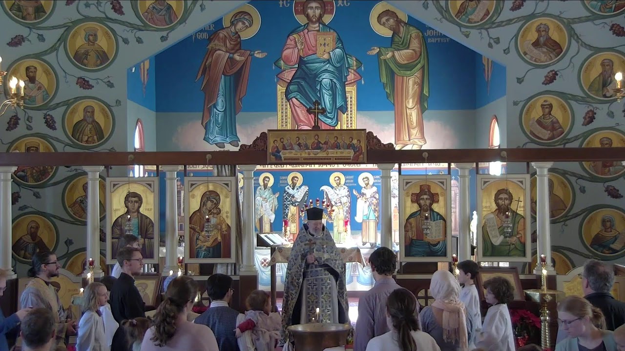 Orthros, Batismal Liturgy (Atkinson & Gamble), and Candle Blessing 02-02-2026