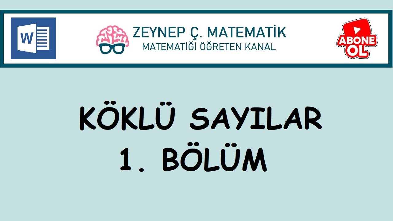 25)KPSS,TYT,ALES,DGS - KÖKLÜ İFADELER 1. BÖLÜM - BOL SORU ÇÖZÜMLÜ