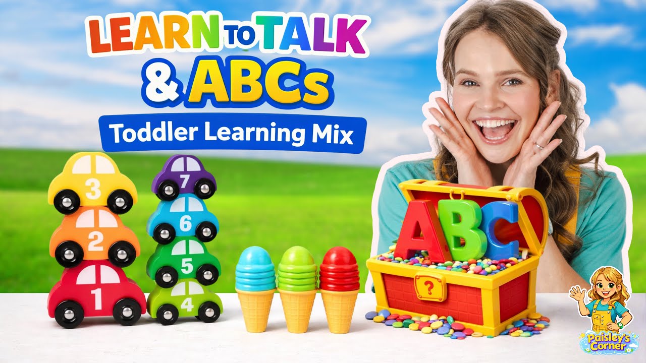 Learn to Talk for Toddlers &ndash; ABCs, First Words, Colors, Counting & Phonics |  Best Toddler Learning