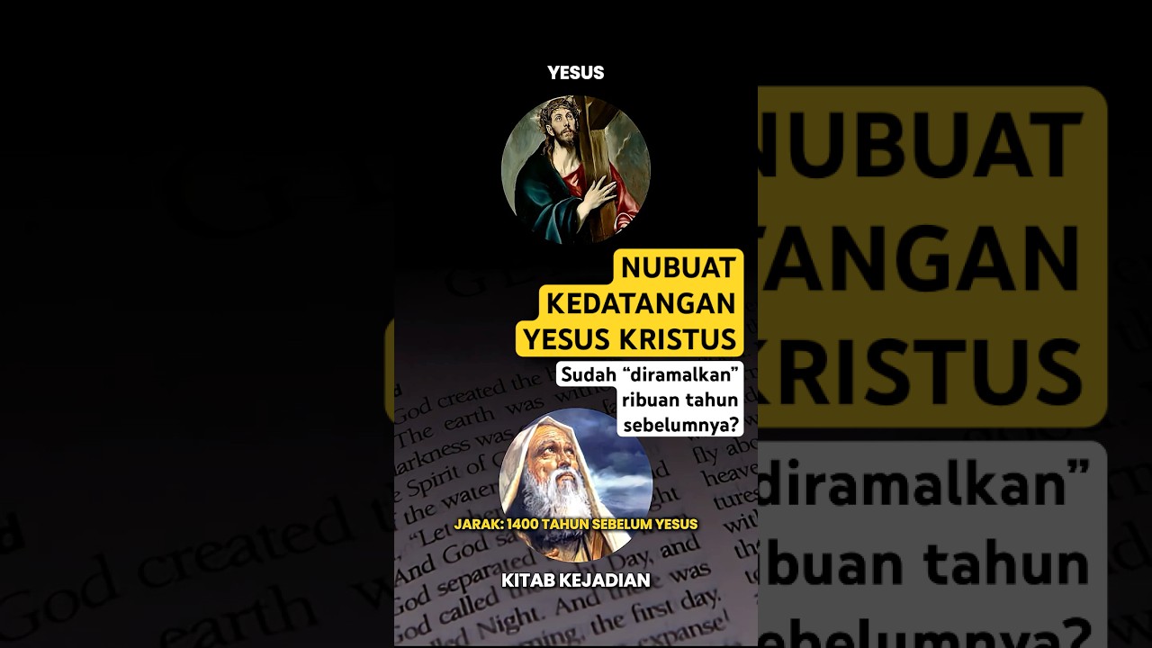 Nubuat Kedatangan Yesus Kristus. #alkitab #yesuskristus #faktaunik #viral #trending #khotbahkristen