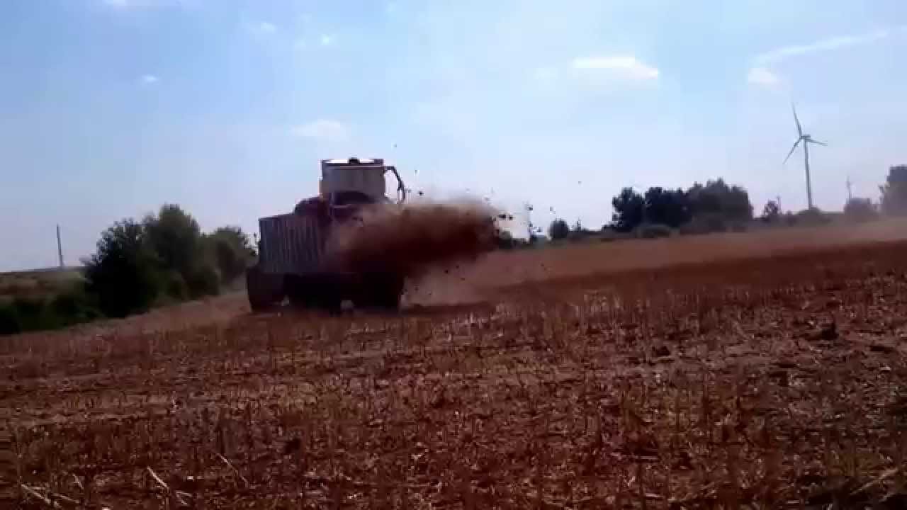 Rozrzutnik FLIEGL ASW 271 + FENDT 718 VARIO. POMIOT KURZY. Rozrzucanie, wywożenie obornika