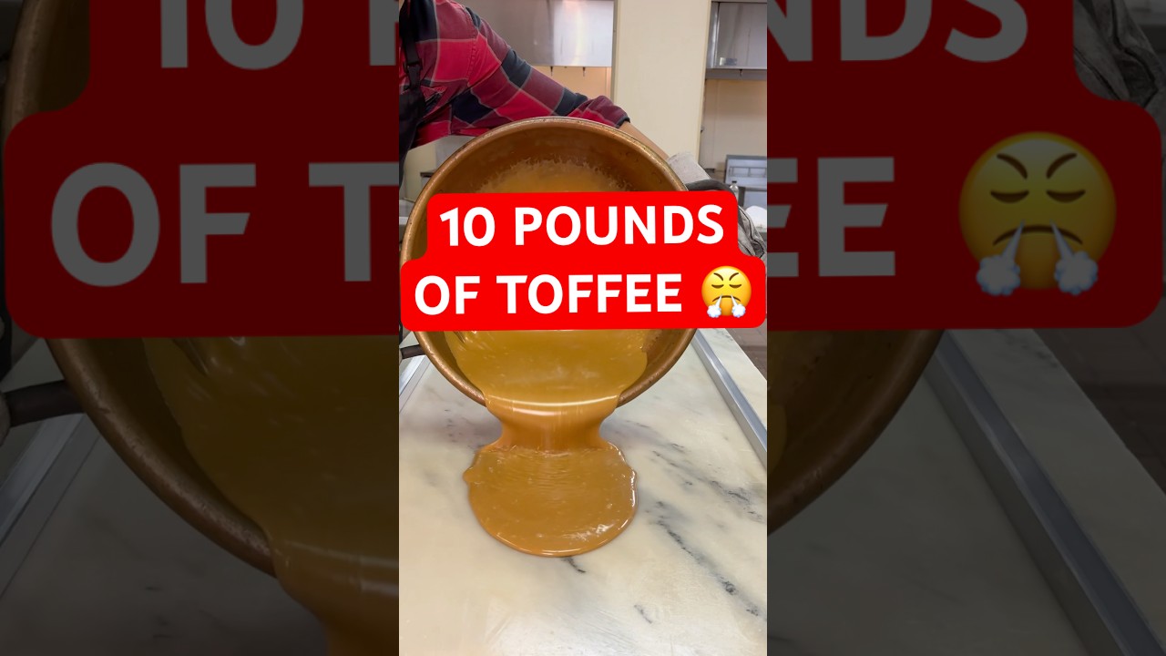 Making 10 Pounds of Toffee 
