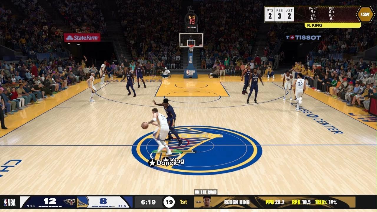NBA 2K26 Pelicans rebuild year 8 game 56 pelicans warriors