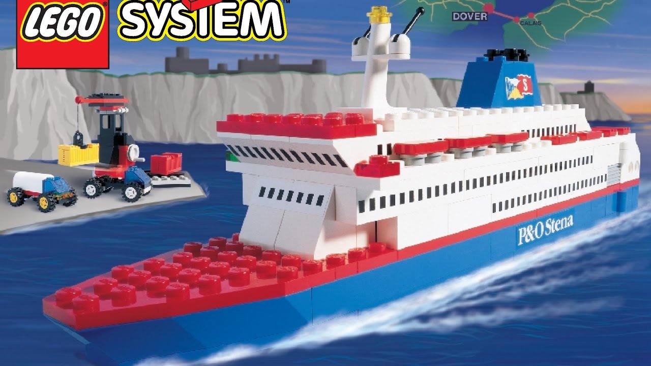 Lego City Stena Line Ferry 1548 1054 Instructions Book DIY