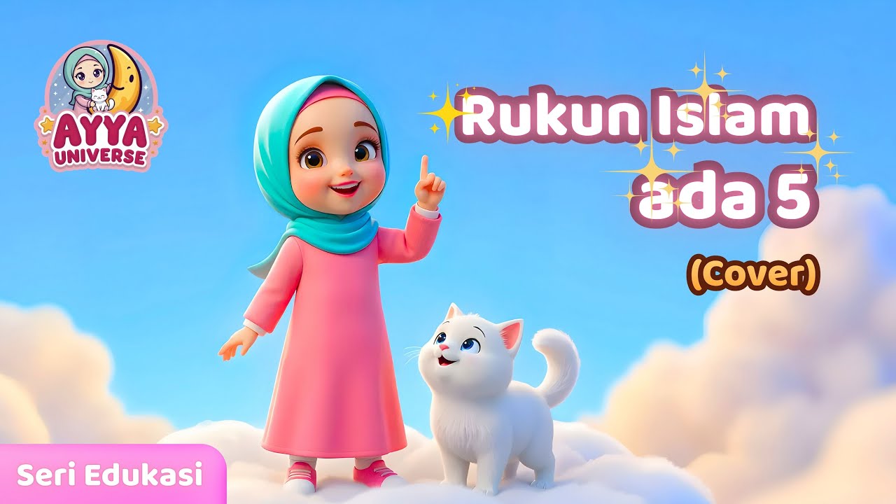 Rukun Islam Ada 5, Cover by Ayya Universe | Lagu Anak Islami