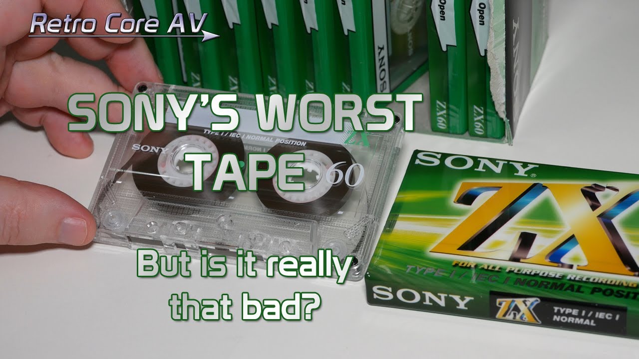 Sony ZX - Sony's worst audio cassette.  But is it that bad?