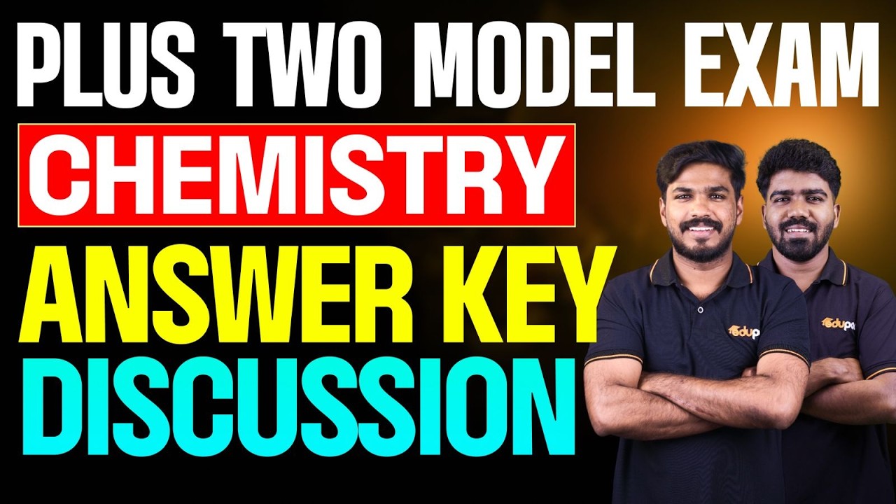 Plus Two Chemistry | Model Exam Chemistry Answer Key Discussion | Eduport Plus Two