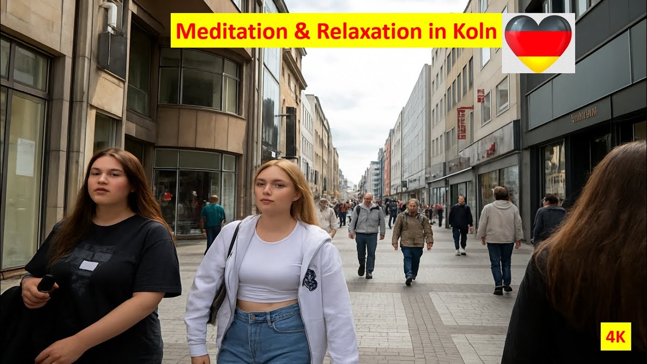 Beautiful Relaxing Music for Stress Relief❤️ Meditation & Relaxation in Cologne City. #relax #sleep