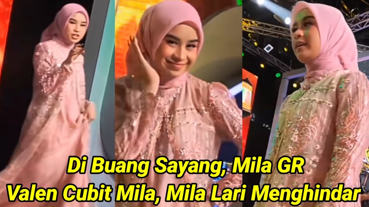 Di Buang Sayang Mila GR Valen Cubit Mila, Mila Lari Menghindar !