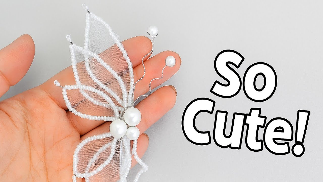 I Made This Elegant Pearl Hair Clip – So Easy Yet So Stunning!