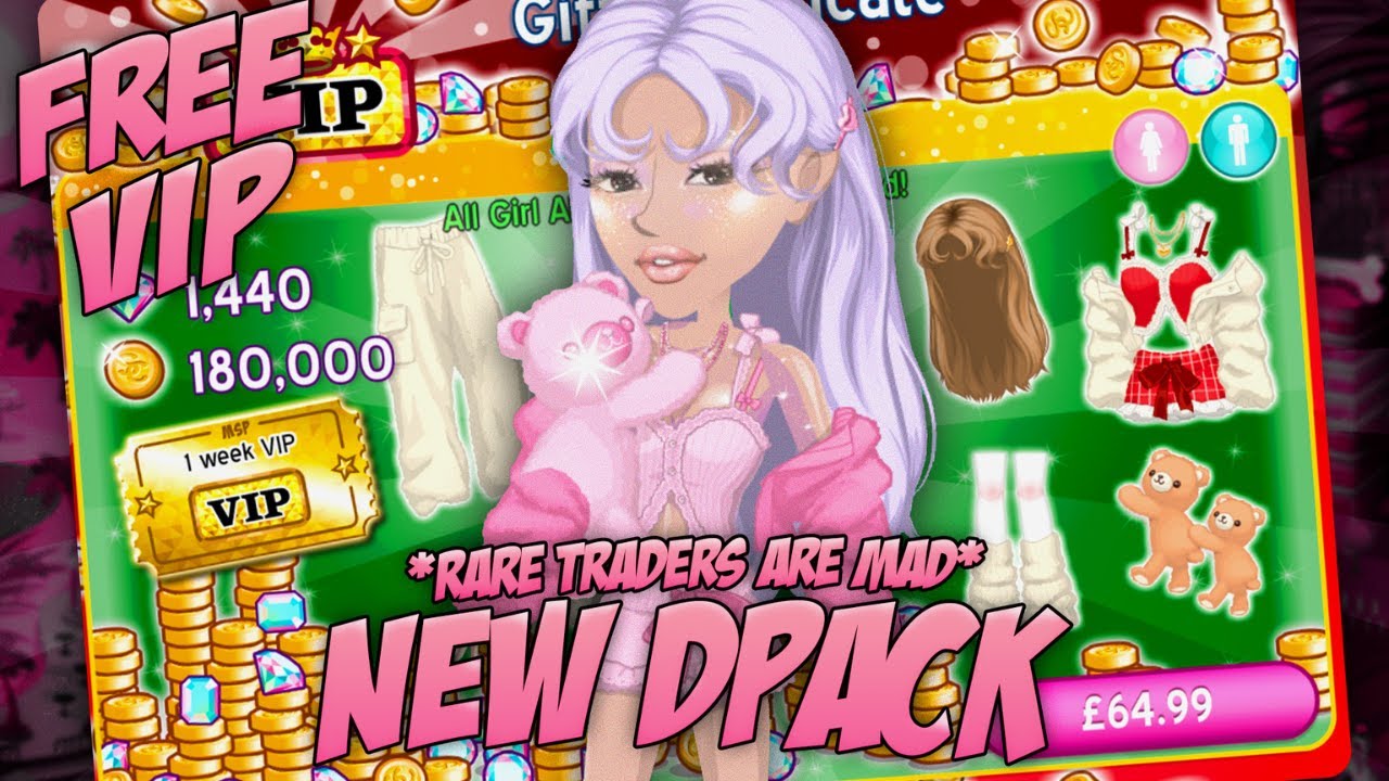 FREE Diamond Pack + Rare Traders and Scammers are MAD *again* | MovieStarPlanet | waif msp