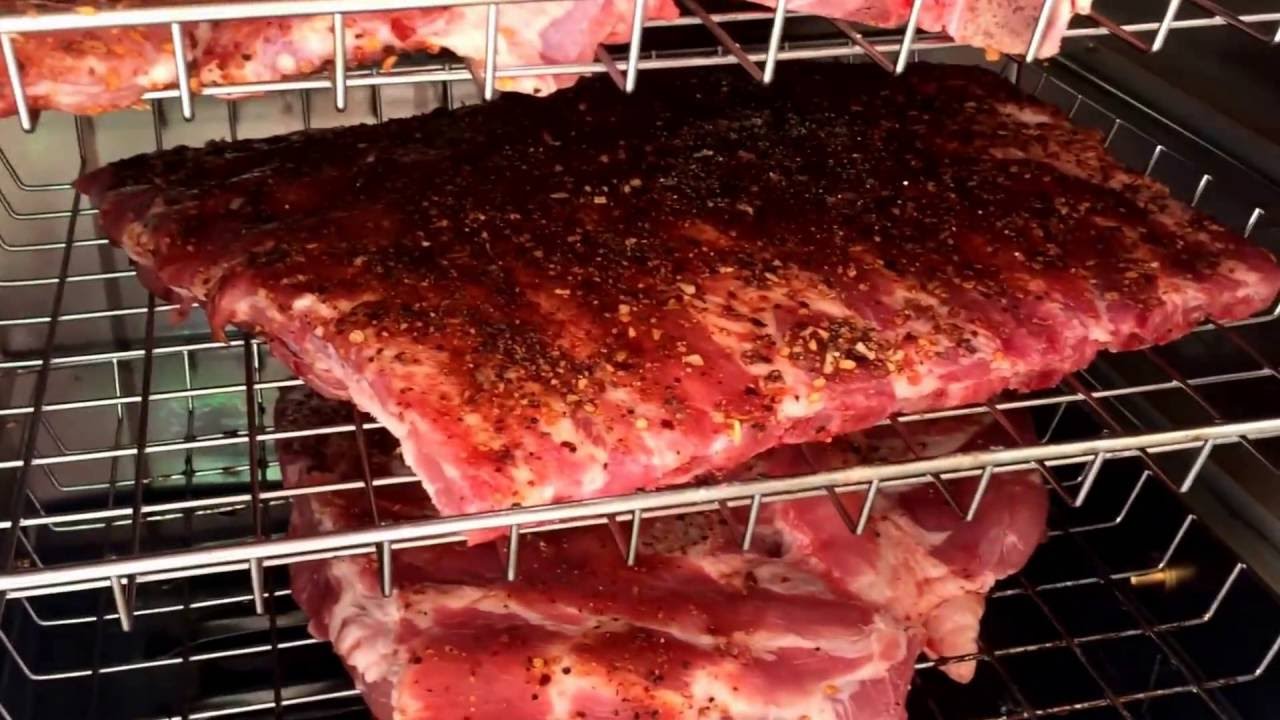 Bradley Smoker Original First Smoke