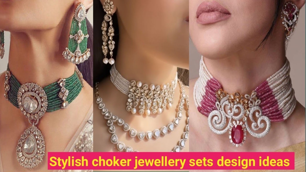 Stylish choker jewellery sets design ideas ||most trendy choker sets  in youtub 2025 