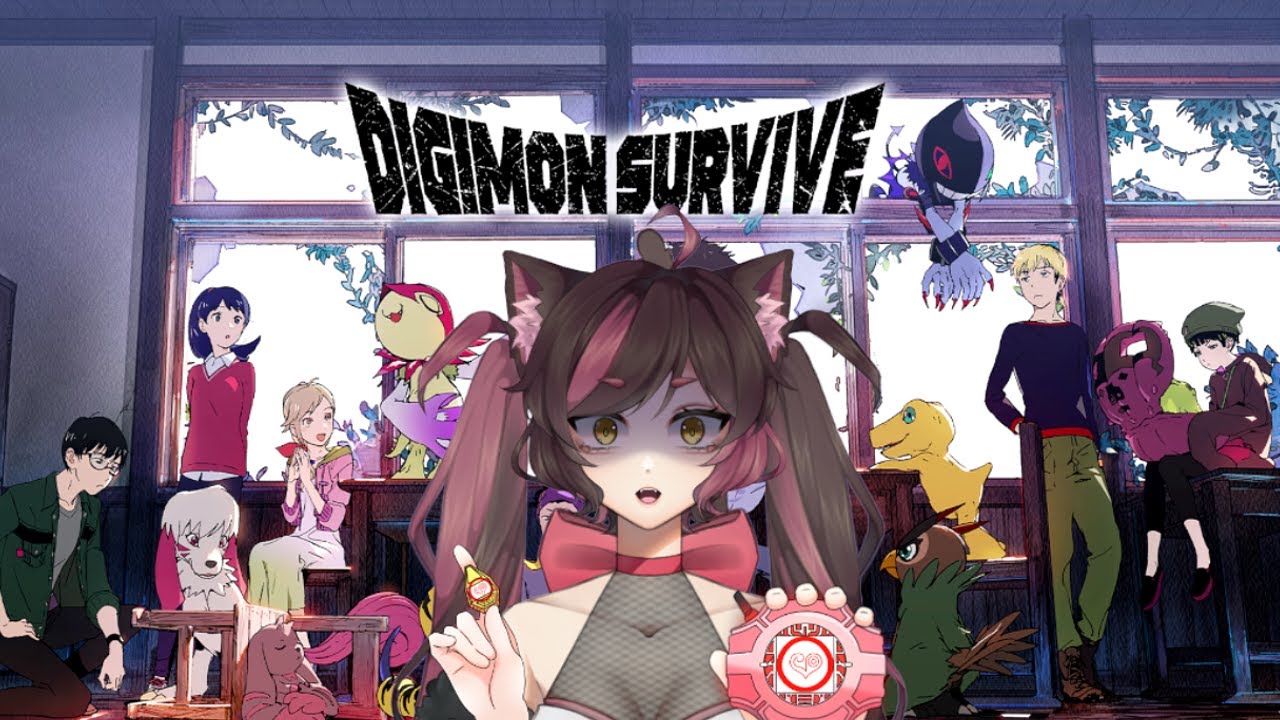 [DIGIMON SURVIVE] Imagine a Digimon Horror movie | VTuber Yumeko Ghost Cat