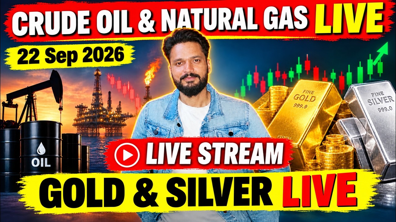 Crude Oil & Natural Gas Live Trading | Gold, Silver & BTC Live Trading | 22 Sep 2026 | Bull vs Bear