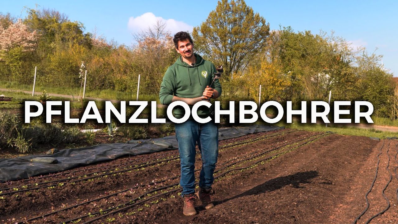 Nützliches Tool für den Garten  - Pflanzlochbohrer 🌱