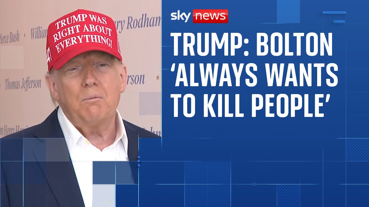 Donald Trump: John Bolton 'forced' George Bush to bomb the Middle East