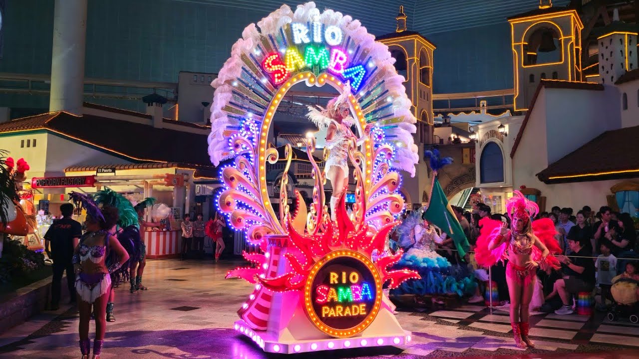 [4K] 2025.07.26 롯데월드 삼바 카니발 야간 퍼레이드 - Samba Carnival Parade at night, Lotte World