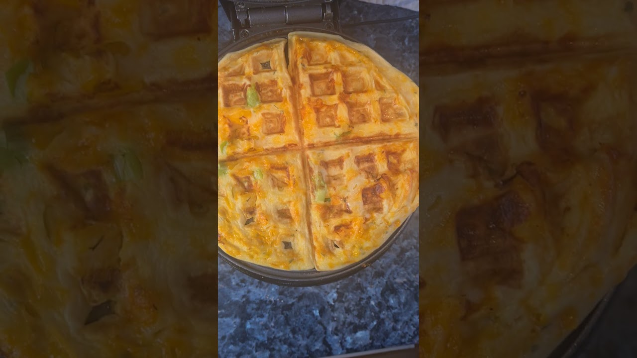 shorts#Savoury Waffles | Keto Savory Waffles- - How to make Keto Savory Waffles see description 🧇