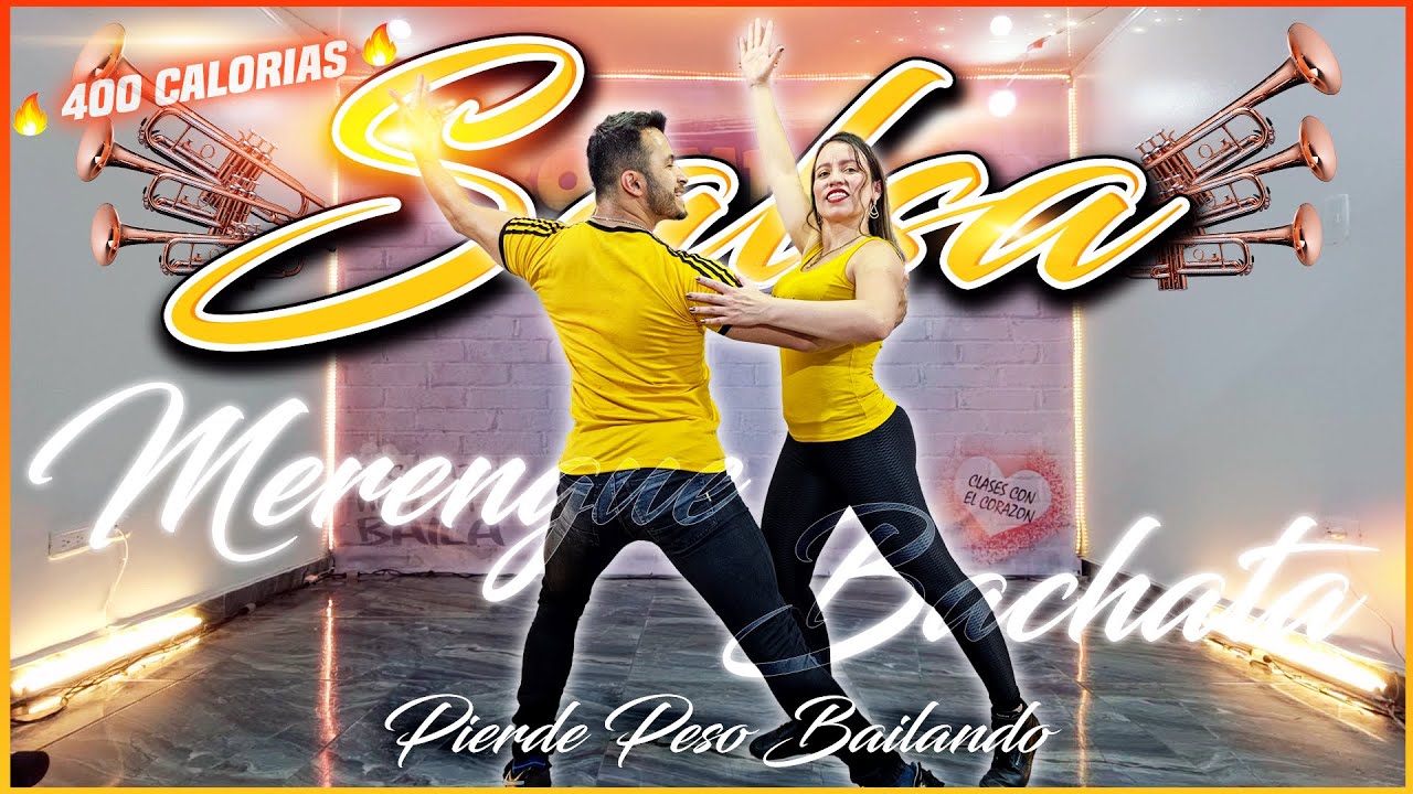 BAJAR de PESO en 10 DIAS 🔥 Bailando SALSA MERENGUE y BACHATA ⭐🎵