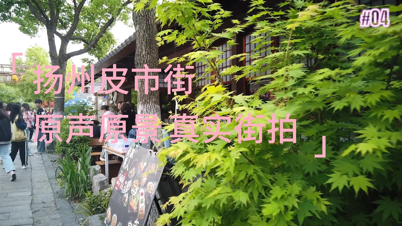 扬州皮市街探访 | 旅行街拍 | 原生态的旅行日志【4K超清】