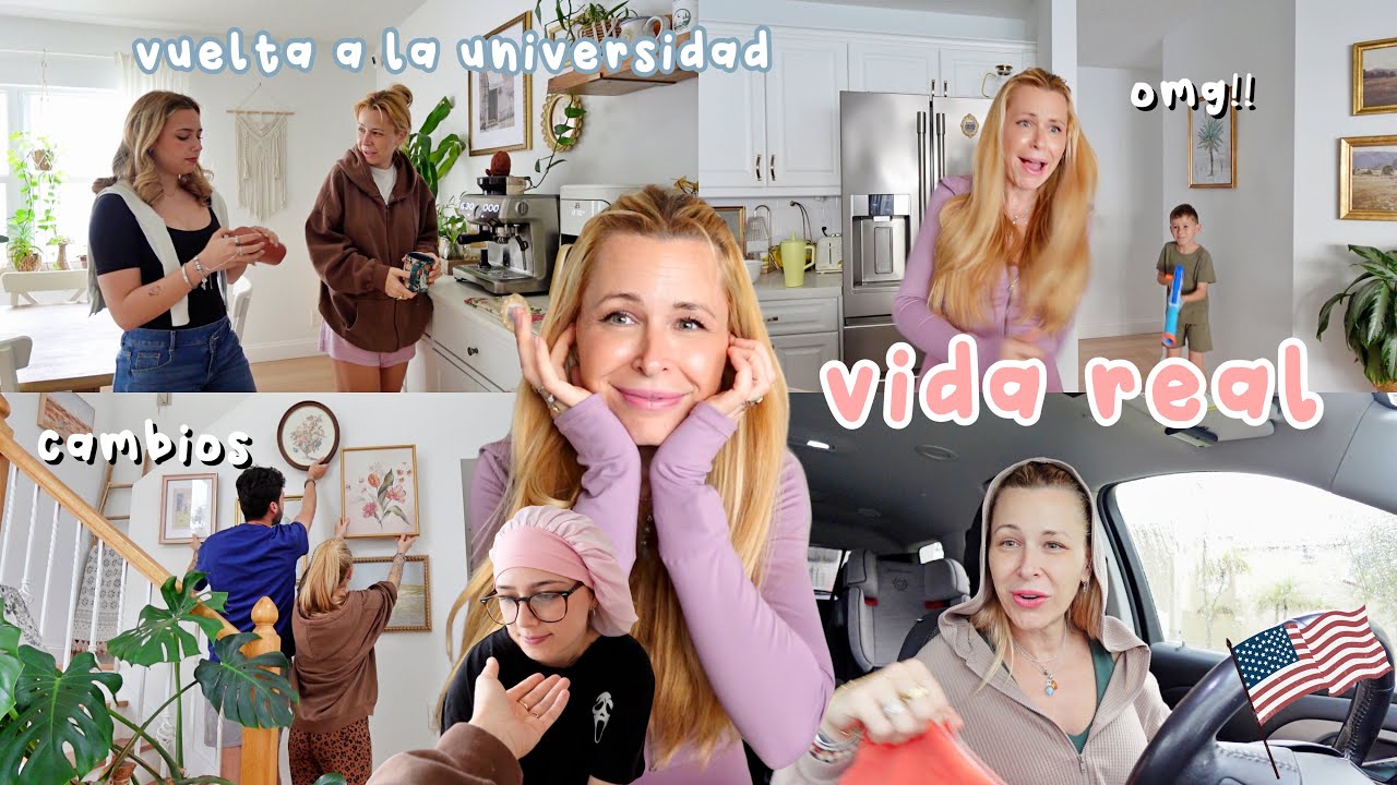 Sin filtros: universidad 🎓 d&iacute;a de mandados 🛒 cambios en la CASA y postre saludable | VLOG
