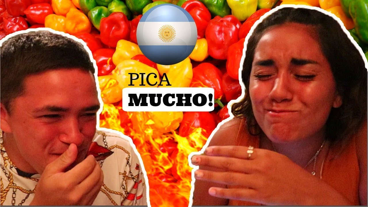 Argentinos prueban CHILE HABANERO ! / Esto nos paso