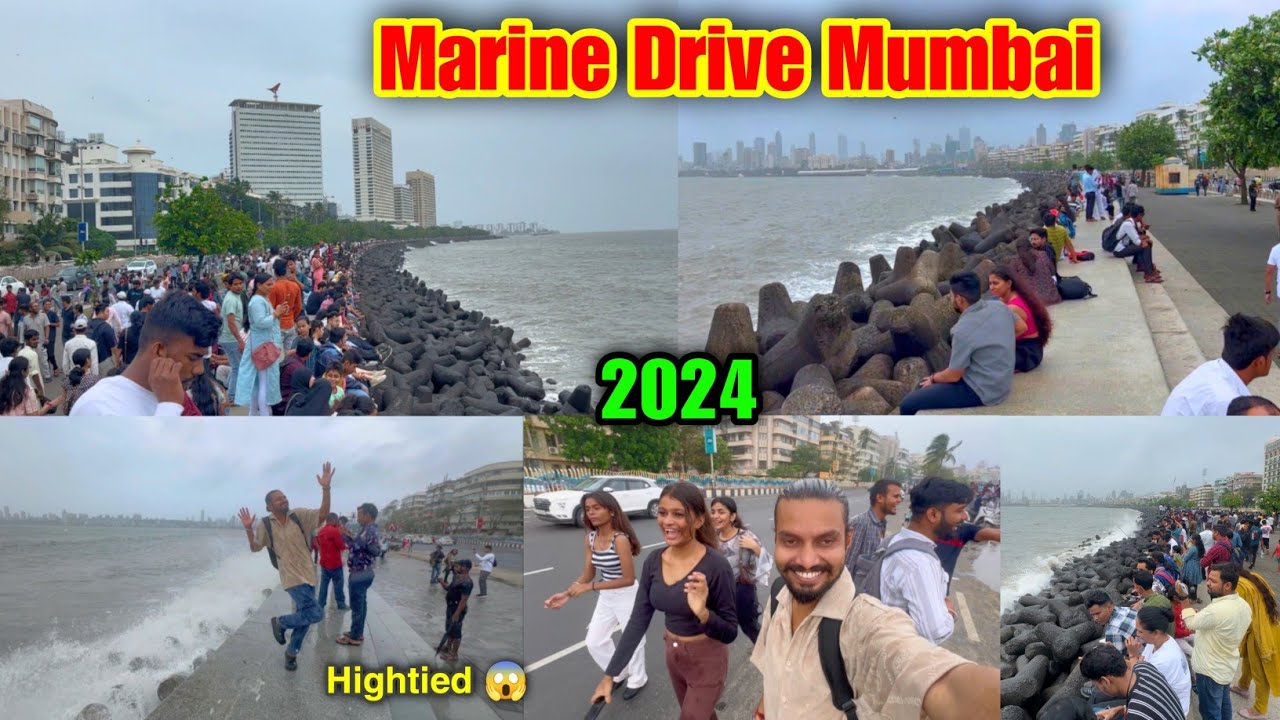 Marine Drive Mumbai 2024 | Marine Drive | marine drive hightied | marine drive mumbai today | mumbai