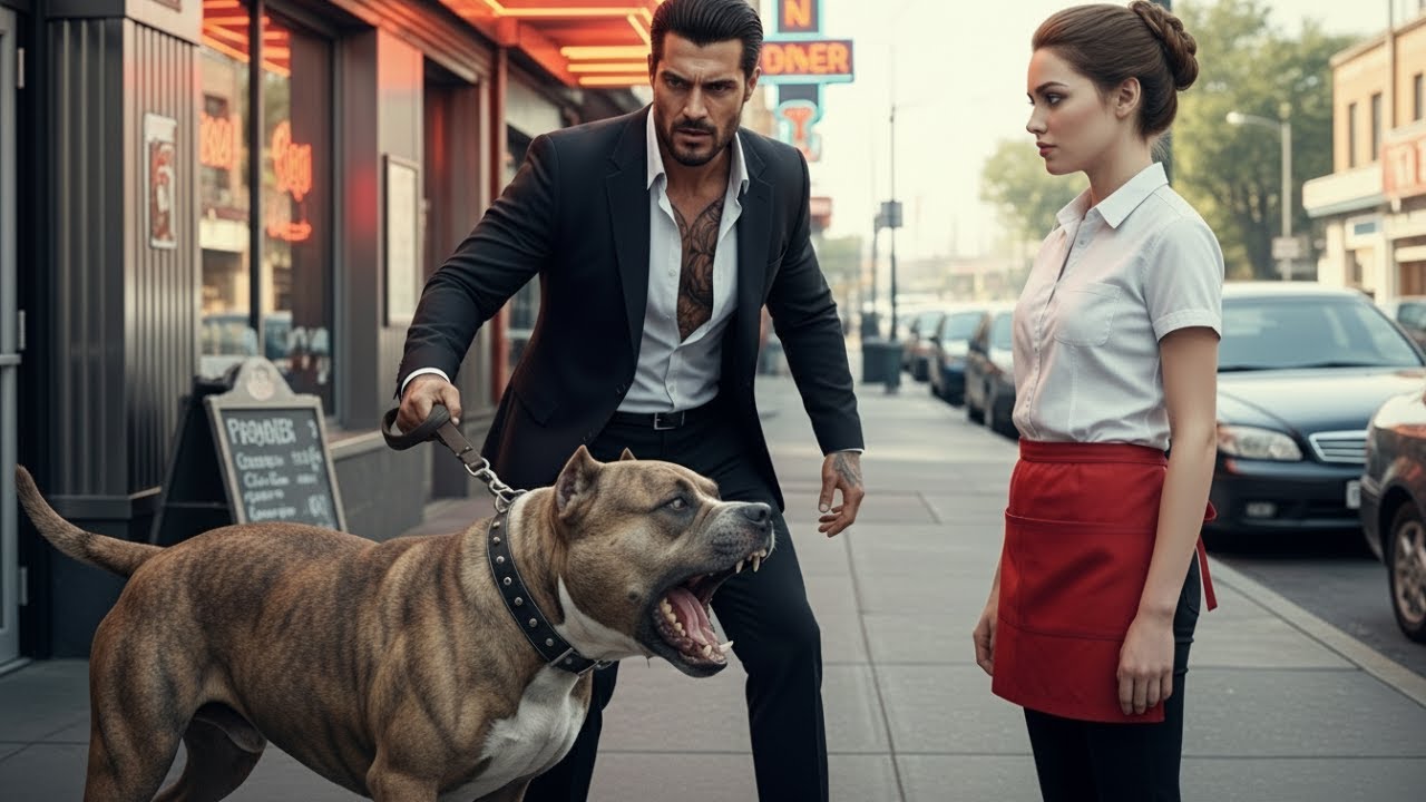 Nobody Could Tame The Mafia Boss's Pitbull—Then The Waitress Did Something Shocking