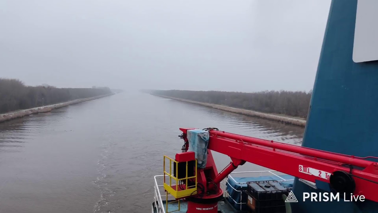 Brunsbüttel Schleuse. Es geht nach Kiel....