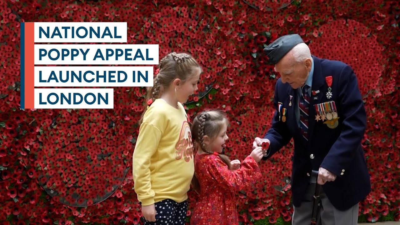 Royal British Legion launches 2022 Poppy Appeal in London