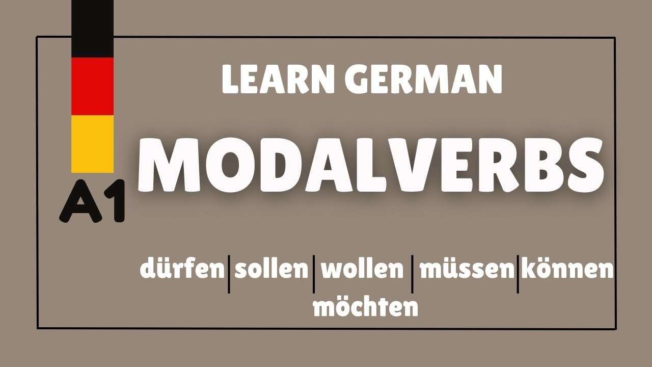 Lesson 28 - German Modal Verbs Explained Simply | dürfen, können, müssen & more