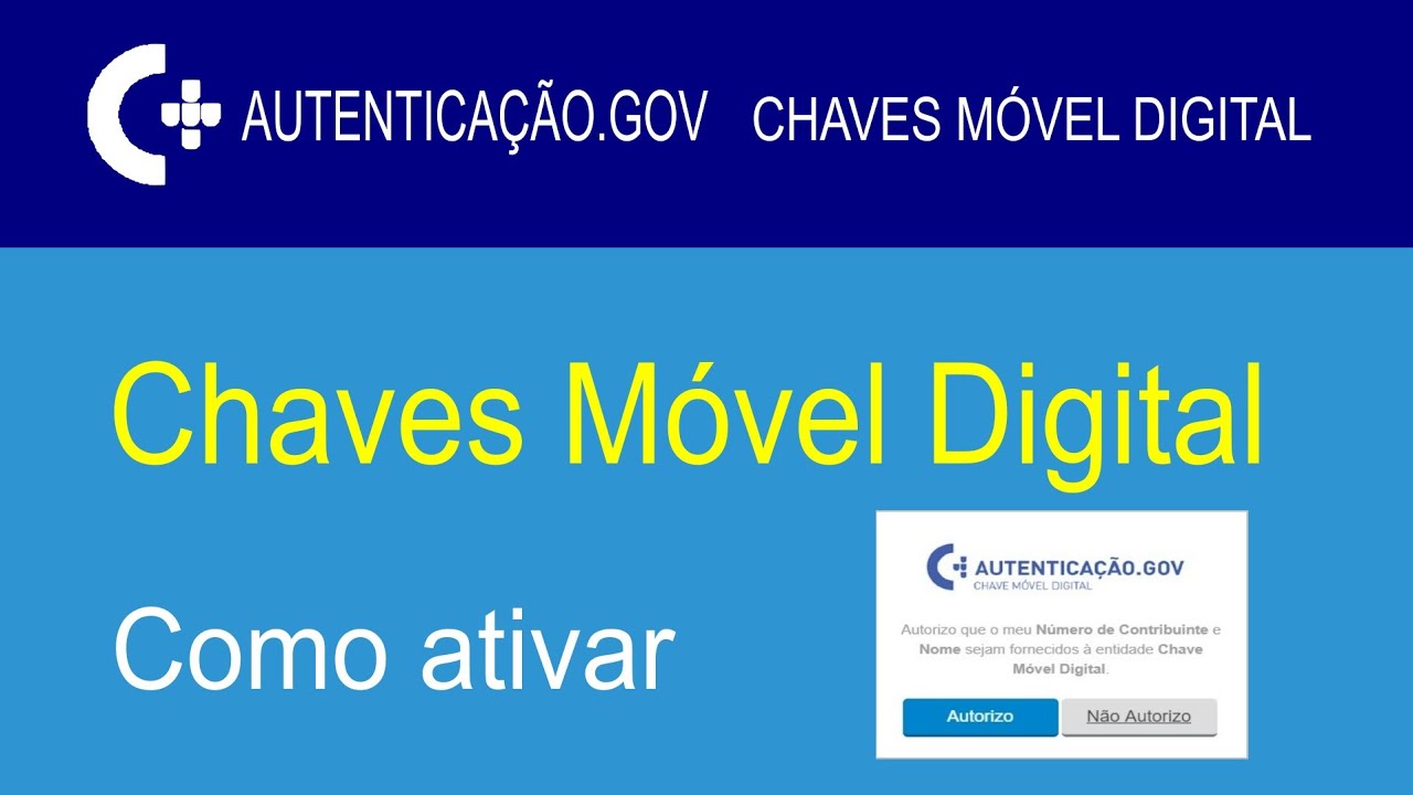Chave Móvel Digital Como ativar  Portal das Finanças