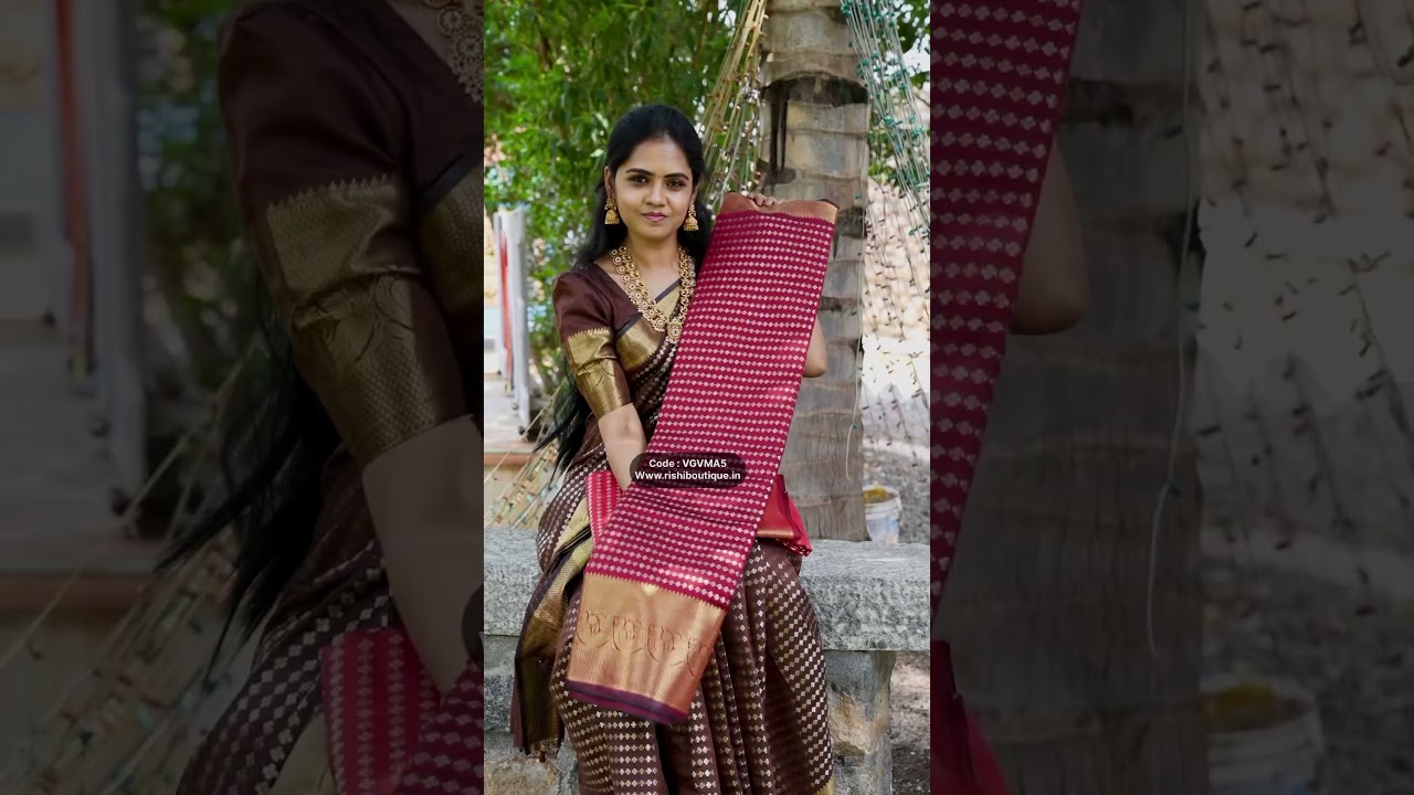 Sridevi inspired semi silk sarees in budget friendly price. Rs.1299 only / www.rishiboutique.in