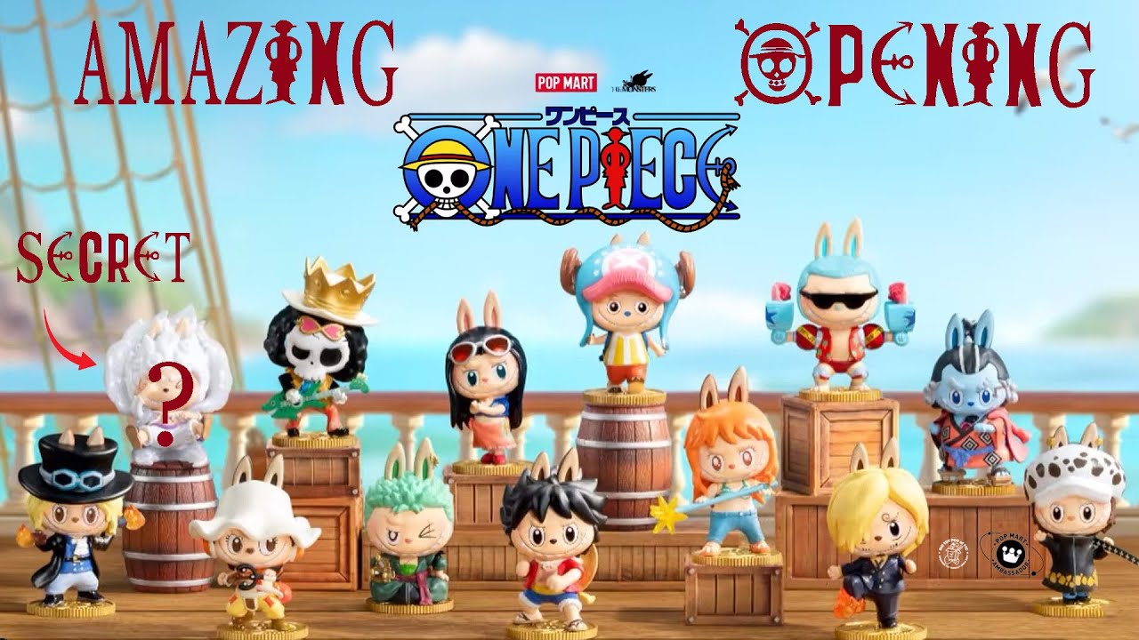 Unboxing The New Pop Mart Monsters x One Piece Full Display Box