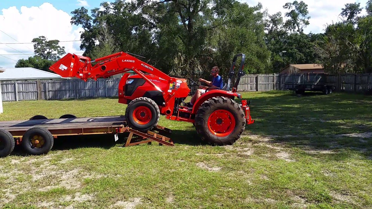 My first new tractor. Kubota MX4800HST 4x4
