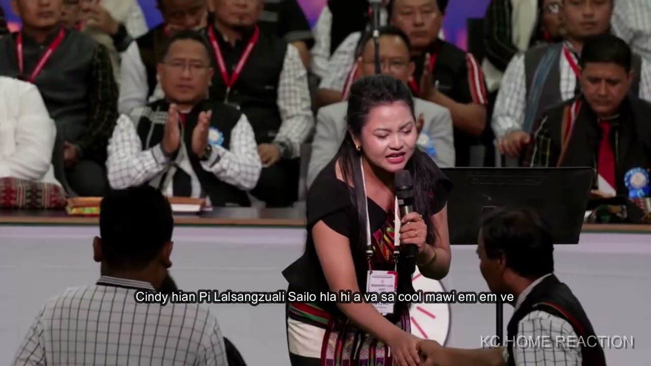 CINDY LALTHANPUII /(a sa cool raih mai) Ruihhlo zunzam / Pi Lalsangzuali Sailo hla (KC HOME REACT)